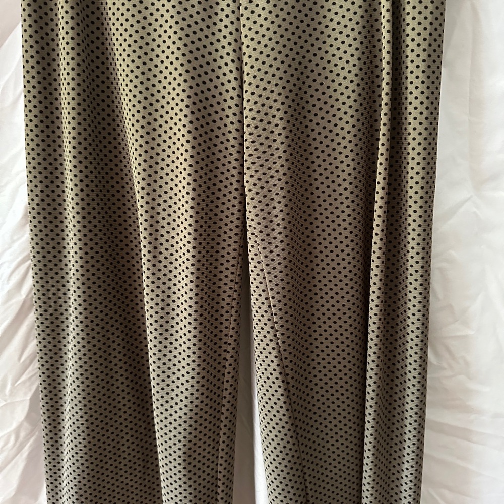Petit Pois by Viviana G polka dot Wide-Leg Trousers with Relaxed Fit - Picture 3 of 6